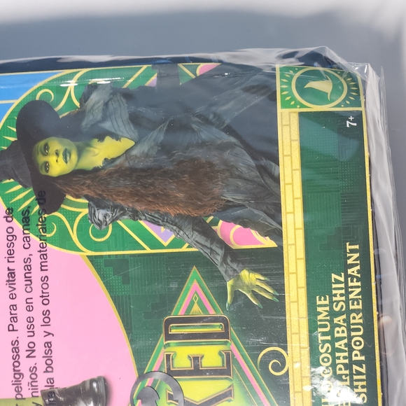 Wicked Elphaba Shiz Child Costume - Black - Picture 3 of 10